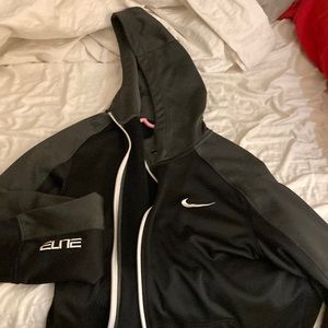 Black Nike Elite Cool Weather Hooded Full ZIP Jacket